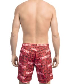 Alternative view of Bikkembergs Beachwear Swimwear - BKK1MBM17 (Red)