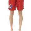 Bikkembergs Beachwear Swimwear - BKK1MBM12 (Red) - Image 4