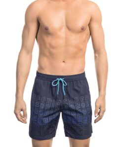 Bikkembergs Beachwear Swimwear - BKK1MBM02 (Blue)
